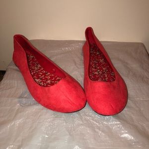 Coral color Woman’s Flats